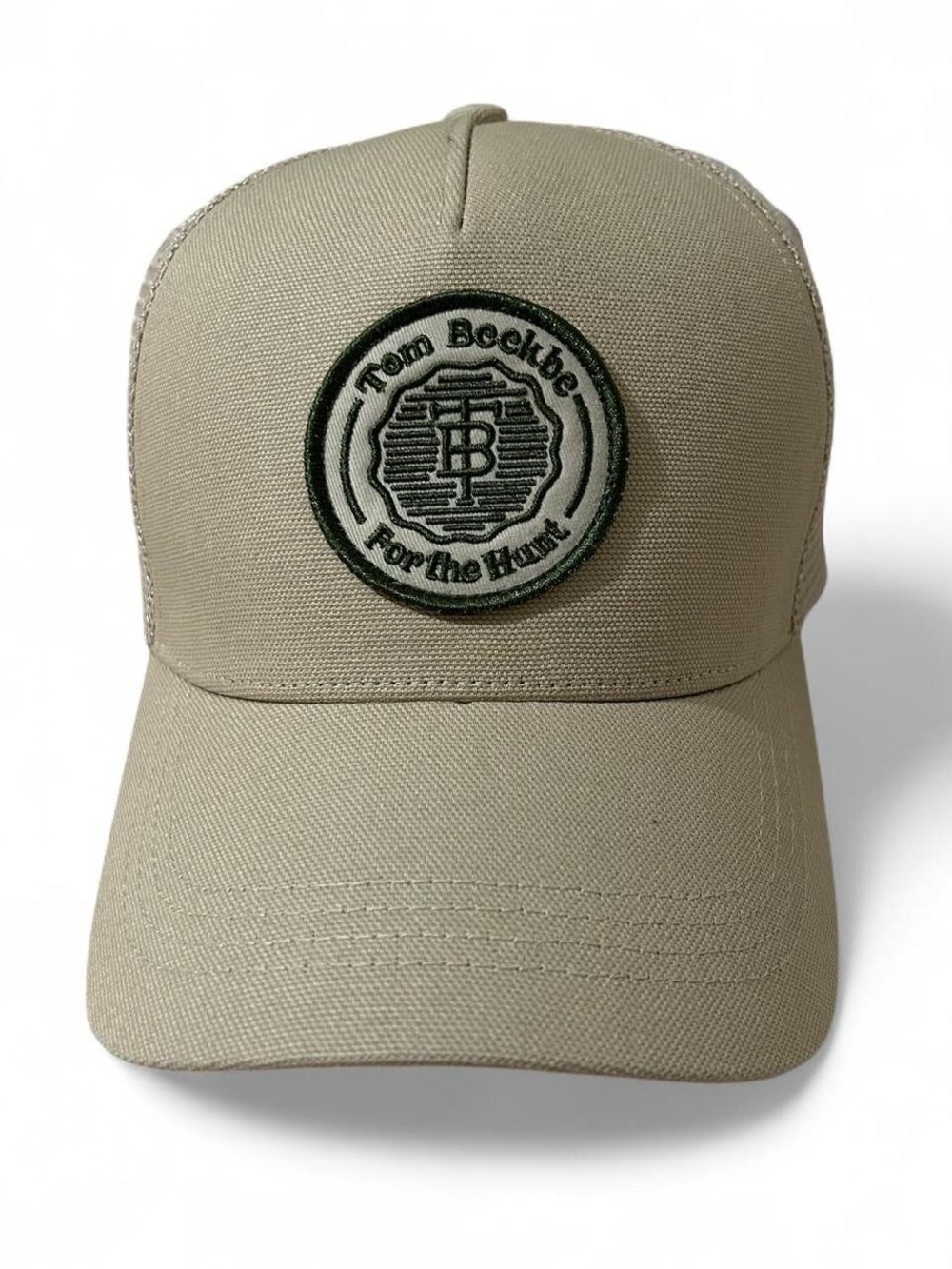 Tom Beckbe For The Hunt Leather Strapback Trucker Hat